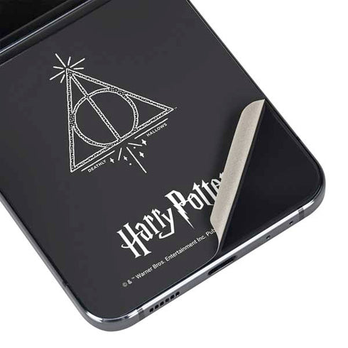 Wizarding Worlds Harry Potter Deathly Hallows Symbol Galaxy Z Flip5 5G Skin