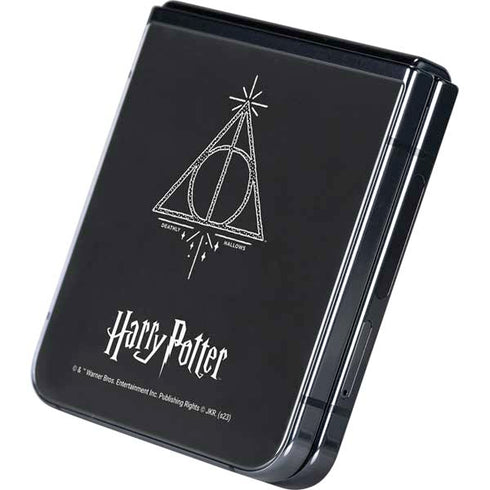 Wizarding Worlds Harry Potter Deathly Hallows Symbol Galaxy Z Flip5 5G Skin