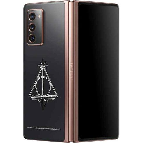 Wizarding Worlds Harry Potter Deathly Hallows Symbol Galaxy Z Fold2 5G Skin