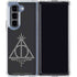 Wizarding Worlds Harry Potter Deathly Hallows Symbol Galaxy Z Fold5 5G Clear Case