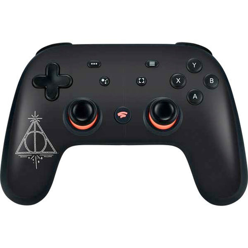 Wizarding Worlds Harry Potter Deathly Hallows Symbol Google Stadia Controller Skin