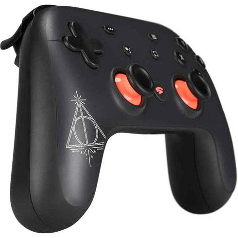 Wizarding Worlds Harry Potter Deathly Hallows Symbol Google Stadia Controller Skin