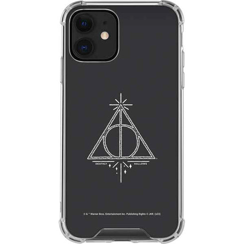 Wizarding Worlds Harry Potter Deathly Hallows Symbol iPhone 12 Clear Case