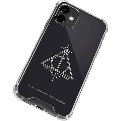 Wizarding Worlds Harry Potter Deathly Hallows Symbol iPhone 12 Mini Clear Case