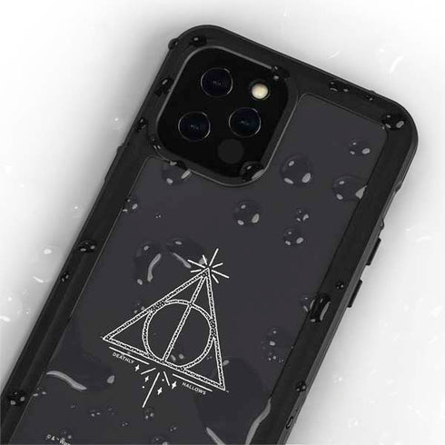 Wizarding Worlds Harry Potter Deathly Hallows Symbol iPhone 12 Pro Max Waterproof Case