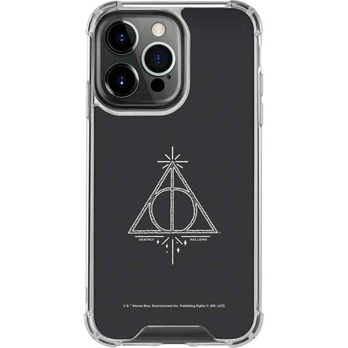 Wizarding Worlds Harry Potter Deathly Hallows Symbol iPhone 13 Pro Clear Case