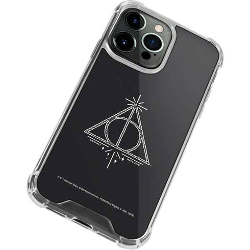 Wizarding Worlds Harry Potter Deathly Hallows Symbol iPhone 13 Pro Clear Case