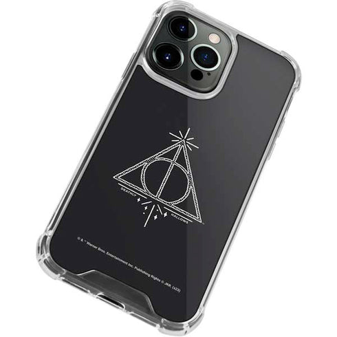 Wizarding Worlds Harry Potter Deathly Hallows Symbol iPhone 13 Pro Max Clear Case