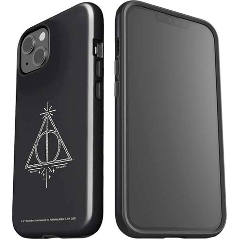 Wizarding Worlds Harry Potter Deathly Hallows Symbol iPhone 15 Impact Case