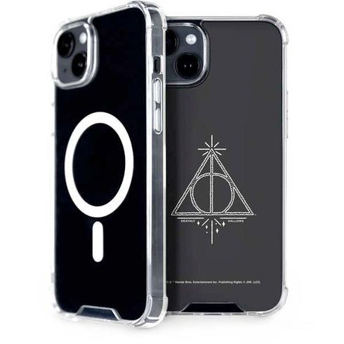 Wizarding Worlds Harry Potter Deathly Hallows Symbol iPhone 15 Plus MagSafe Case