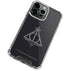 Wizarding Worlds Harry Potter Deathly Hallows Symbol iPhone 14 Pro Clear Case