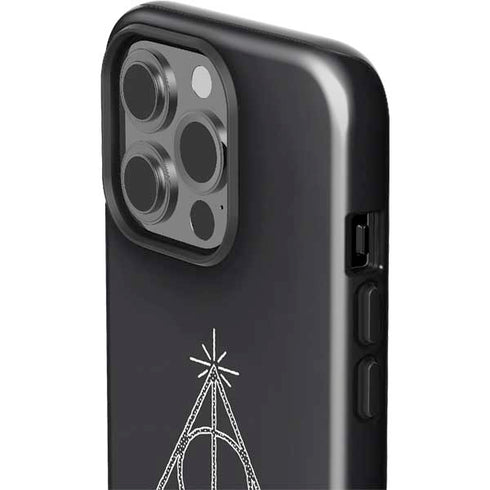Wizarding Worlds Harry Potter Deathly Hallows Symbol iPhone 15 Pro Impact Case