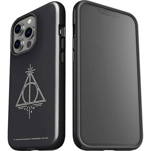 Wizarding Worlds Harry Potter Deathly Hallows Symbol iPhone 14 Pro Impact Case