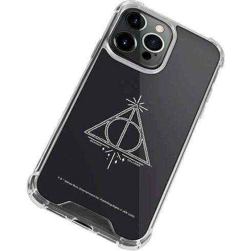 Wizarding Worlds Harry Potter Deathly Hallows Symbol iPhone 14 Pro Max Clear Case