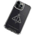 Wizarding Worlds Harry Potter Deathly Hallows Symbol iPhone 15 Pro Max Clear Case