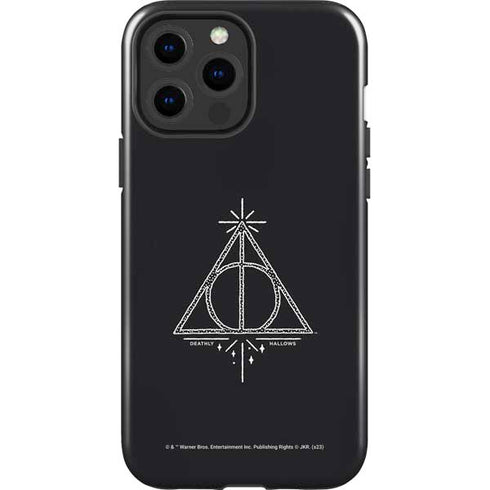 Wizarding Worlds Harry Potter Deathly Hallows Symbol iPhone 14 Pro Max Impact Case