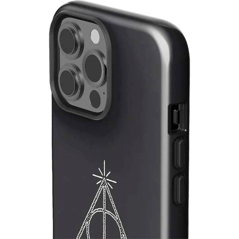 Wizarding Worlds Harry Potter Deathly Hallows Symbol iPhone 14 Pro Max Impact Case