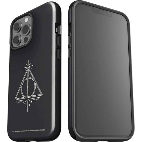 Wizarding Worlds Harry Potter Deathly Hallows Symbol iPhone 14 Pro Max Impact Case