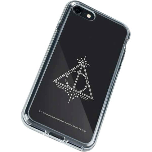 Wizarding Worlds Harry Potter Deathly Hallows Symbol iPhone SE (2nd & 3rd Gen) Clear Case