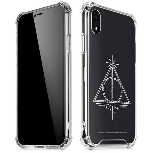 Wizarding Worlds Harry Potter Deathly Hallows Symbol iPhone XR Clear Case