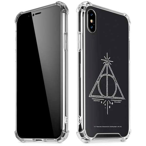 Wizarding Worlds Harry Potter Deathly Hallows Symbol iPhone XS Max Clear Case