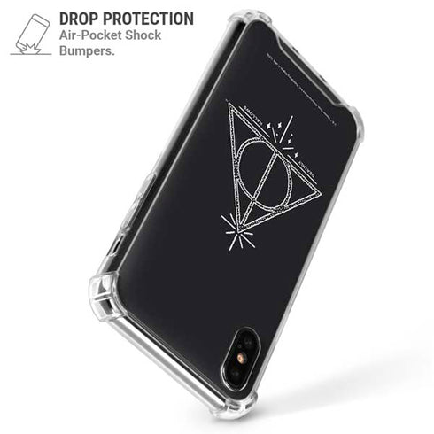 Wizarding Worlds Harry Potter Deathly Hallows Symbol iPhone XS Max Clear Case