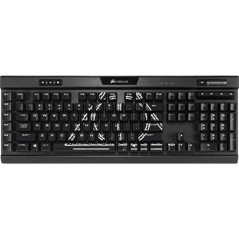 Wizarding Worlds Harry Potter Deathly Hallows Symbol K95 RGB PLATINUM Mechanical Gaming Keyboard Skin