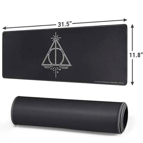Wizarding Worlds Harry Potter Deathly Hallows Symbol Gaming Mouse Pad