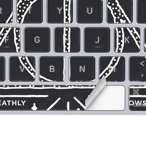 Wizarding Worlds Harry Potter Deathly Hallows Symbol Magic Keyboard Skin