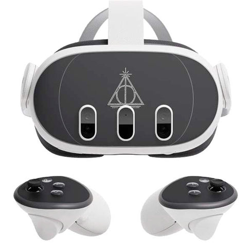 Wizarding Worlds Harry Potter Deathly Hallows Symbol Meta Quest 3 Skin