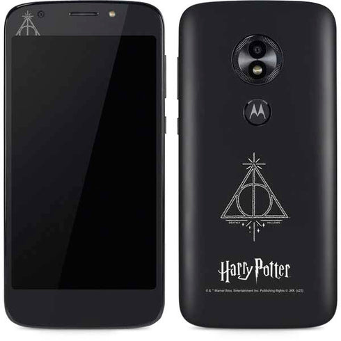 Wizarding Worlds Harry Potter Deathly Hallows Symbol Moto E5 Play Skin