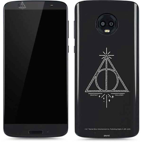 Wizarding Worlds Harry Potter Deathly Hallows Symbol Moto G6 Skin