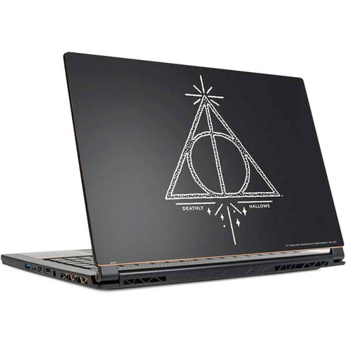 Wizarding Worlds Harry Potter Deathly Hallows Symbol MSI GS65 Stealth Laptop Skin