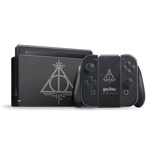 Wizarding Worlds Harry Potter Deathly Hallows Symbol Nintendo Switch Bundle Skin
