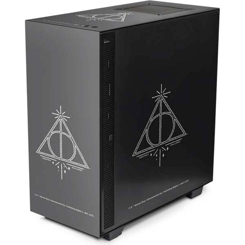 Wizarding Worlds Harry Potter Deathly Hallows Symbol NZXT H510 Compact ATX Mid-Tower Case Skin