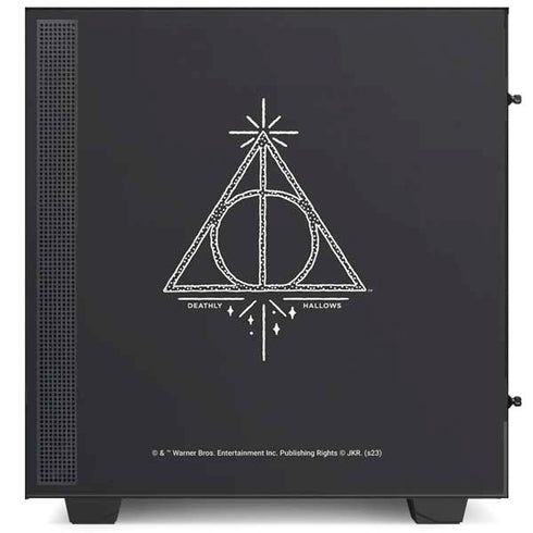Wizarding Worlds Harry Potter Deathly Hallows Symbol NZXT H510 Compact ATX Mid-Tower Case Skin