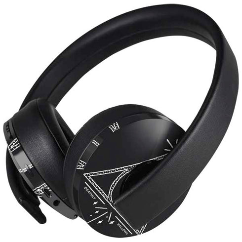 Wizarding Worlds Harry Potter Deathly Hallows Symbol PlayStation 4 Gold Wireless Headset Skin