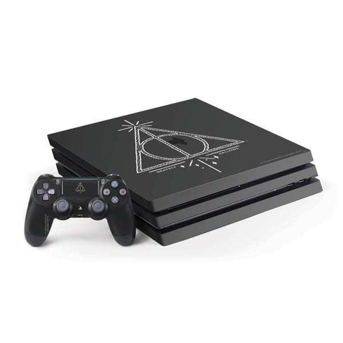 Wizarding Worlds Harry Potter Deathly Hallows Symbol PS4 Pro Bundle Skin