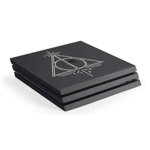 Wizarding Worlds Harry Potter Deathly Hallows Symbol PS4 Pro Console Skin