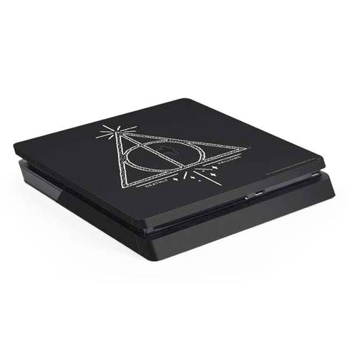 Wizarding Worlds Harry Potter Deathly Hallows Symbol PS4 Slim Skin