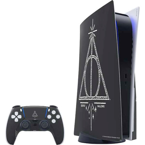 Wizarding Worlds Harry Potter Deathly Hallows Symbol PS5 Bundle Skin