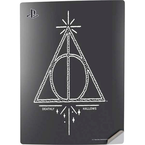 Wizarding Worlds Harry Potter Deathly Hallows Symbol PS5 Digital Edition Console Skin