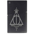 Wizarding Worlds Harry Potter Deathly Hallows Symbol PS5 Slim Digital Edition Console Skin