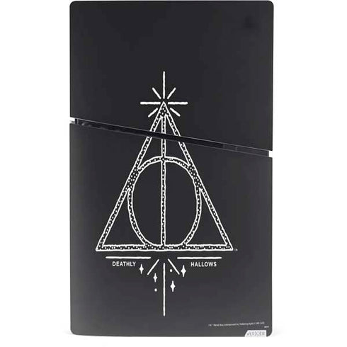 Wizarding Worlds Harry Potter Deathly Hallows Symbol PS5 Slim Digital Edition Console Skin