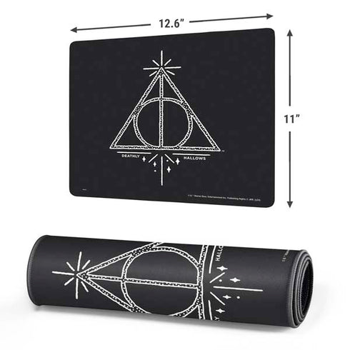 Wizarding Worlds Harry Potter Deathly Hallows Symbol Gaming Mouse Pad