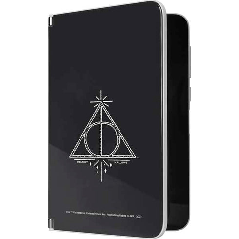 Wizarding Worlds Harry Potter Deathly Hallows Symbol Surface Duo Skin