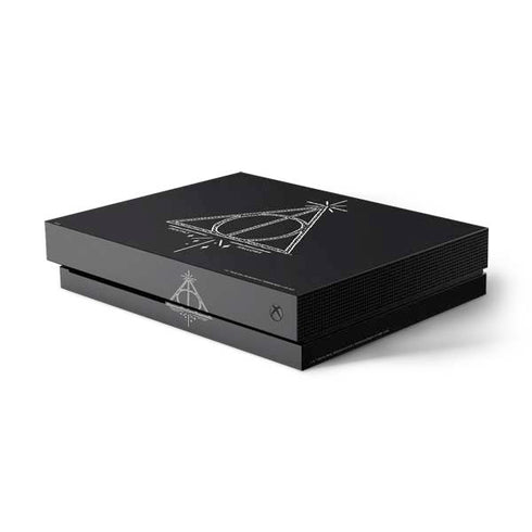Wizarding Worlds Harry Potter Deathly Hallows Symbol Xbox One X Console Skin