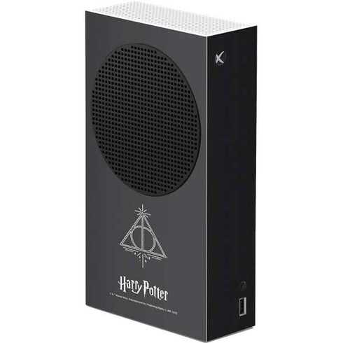 Wizarding Worlds Harry Potter Deathly Hallows Symbol Xbox Series S Console Skin
