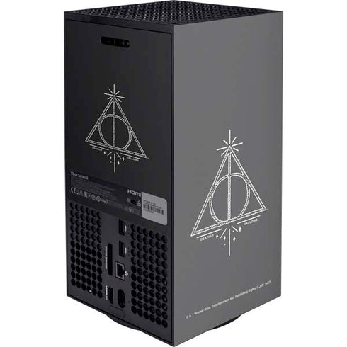 Wizarding Worlds Harry Potter Deathly Hallows Symbol Xbox Series X Console Skin