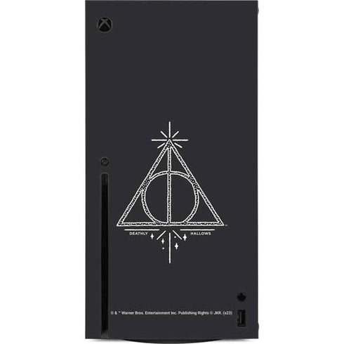 Wizarding Worlds Harry Potter Deathly Hallows Symbol Xbox Series X Console Skin